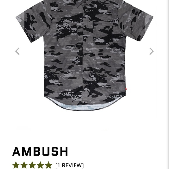 HOWITZER MEN'S CAMO PRINT AMBUSH SHORT SLEEVE BUTTON DOWN SHIRT Size 2X - Picture 11 of 11